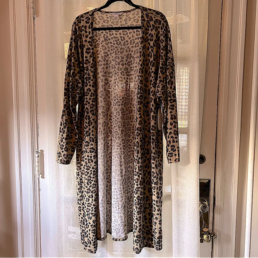 Boutique Plus Open Front Duster Cardigan - Picture 2 of 8